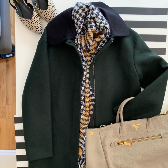 (New) COS Colorblock Wool Coat - Picture 1 of 8
